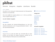 Tablet Screenshot of philtrat.de